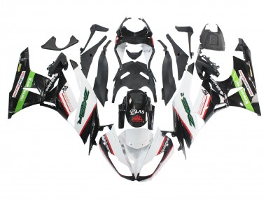 Purchase 2009-2012 White Red Black Green Kawasaki ZX6R Motorcycle Fairings UK