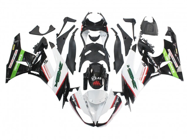 Purchase 2009-2012 White Red Black Green Kawasaki ZX6R Motorcycle Fairings UK