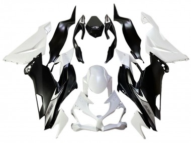 Purchase 2013-2018 White Matte Black Kawasaki ZX6R Bike Fairings UK
