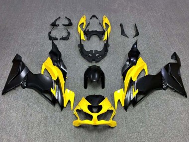 Purchase 2019-2022 Yellow Matte Black Kawasaki ZX6R Motorcycle Fairings UK