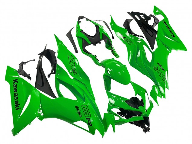Purchase 2019-2022 Green Kawasaki ZX6R Motorcycle Fairings UK
