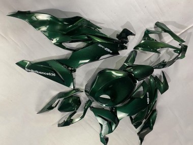 Purchase 2019-2022 Dark Green Kawasaki ZX6R Motorcycle Fairings UK
