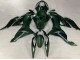 Purchase 2019-2022 Dark Green Kawasaki ZX6R Motorcycle Fairings UK