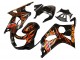 Purchase 2000-2002 Glossy Black Orange Flame Suzuki GSXR1000 Motorcycle Fairings UK