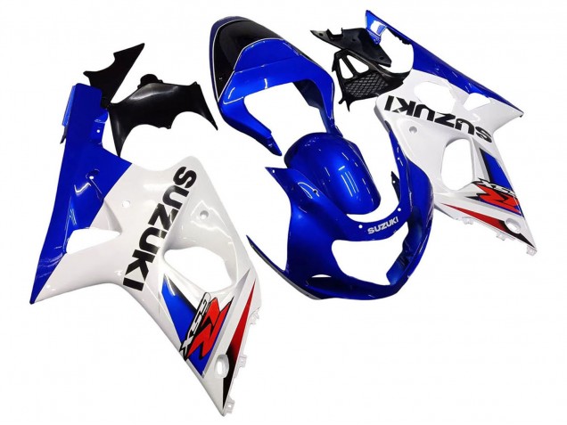 Purchase 2000-2002 White Blue Red Suzuki GSXR1000 Motorcycle Fairings UK