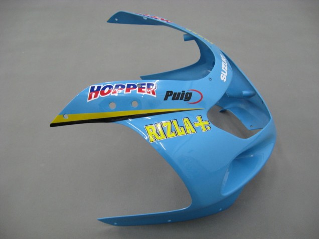 Purchase 2000-2002 Light Blue Yellow Black Motul Rizla Suzuki GSXR1000 Motorcycle Fairings UK