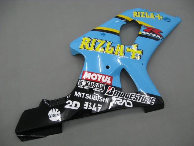 Purchase 2000-2002 Light Blue Yellow Black Motul Rizla Suzuki GSXR1000 Motorcycle Fairings UK