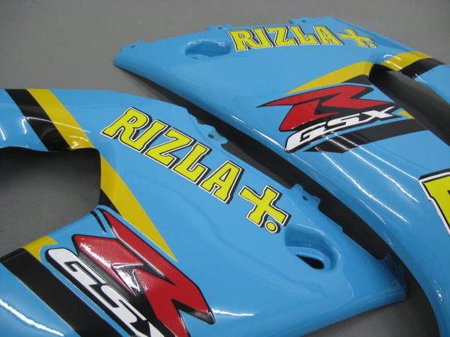 Purchase 2000-2002 Light Blue Yellow Black Motul Rizla Suzuki GSXR1000 Motorcycle Fairings UK
