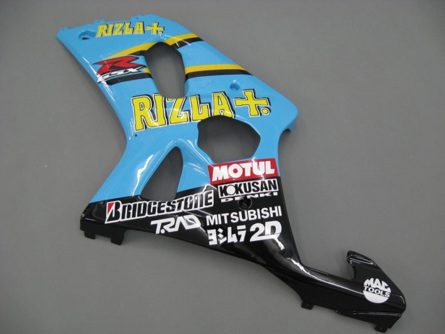 Purchase 2000-2002 Light Blue Yellow Black Motul Rizla Suzuki GSXR1000 Motorcycle Fairings UK