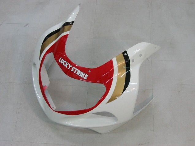 Purchase 2000-2002 White Red Lucky Strike Suzuki GSXR1000 Motorcycle Fairings UK