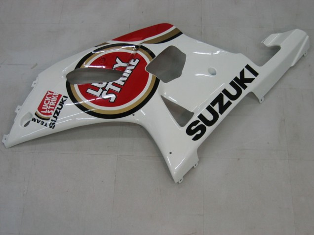 Purchase 2000-2002 White Red Lucky Strike Suzuki GSXR1000 Motorcycle Fairings UK