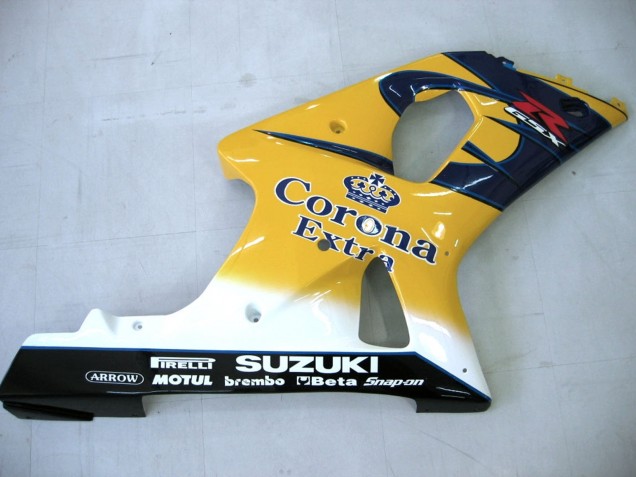Purchase 2000-2002 Yellow Dark Blue White Motul Corona Suzuki GSXR1000 Motorcycle Fairings UK