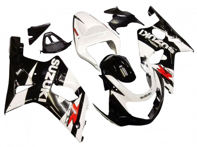 Purchase 2000-2002 White Glossy Black Red Suzuki GSXR1000 Motorcycle Fairings UK