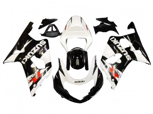 Purchase 2000-2002 White Glossy Black Red Suzuki GSXR1000 Motorcycle Fairings UK