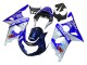 Purchase 2000-2002 Blue White Silver Castrol Dunlop Suzuki GSXR1000 Motorcycle Fairings UK