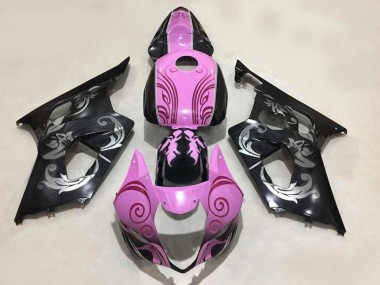 Purchase 2003-2004 Black Pink Suzuki GSXR 1000 Motorcycle Fairings UK