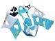 Purchase 2003-2004 White Light Blue Gold Suzuki GSXR 1000 Motorcycle Fairings UK