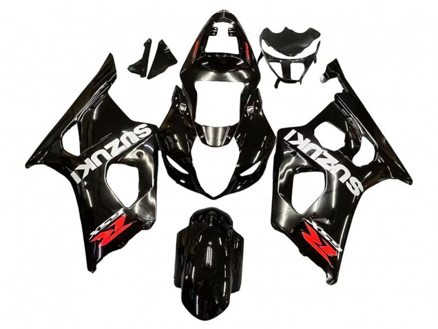 Purchase 2003-2004 Glossy Black White Red Decals Suzuki GSXR 1000 Motorcycle Fairings UK