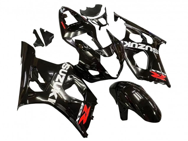 Purchase 2003-2004 Glossy Black White Red Decals Suzuki GSXR 1000 Motorcycle Fairings UK