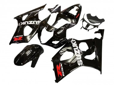 Purchase 2003-2004 Glossy Black White Red Decals Suzuki GSXR 1000 Motorcycle Fairings UK