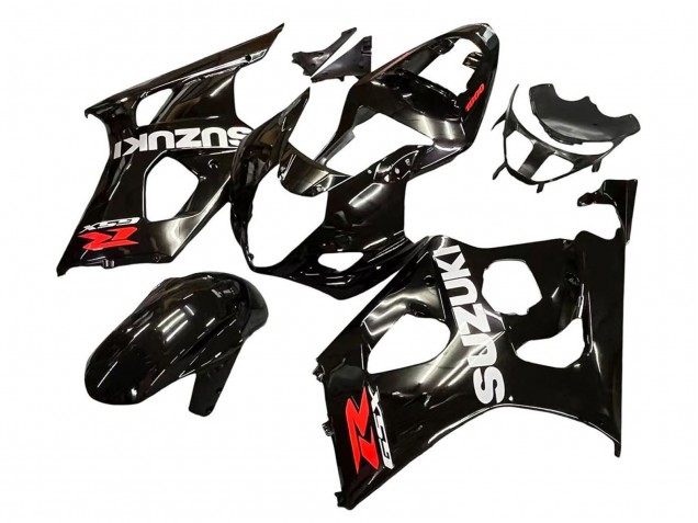 Purchase 2003-2004 Glossy Black White Red Decals Suzuki GSXR 1000 Motorcycle Fairings UK