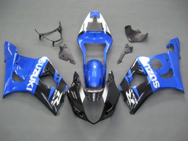 Purchase 2003-2004 Blue White Black Suzuki GSXR 1000 Motorcycle Fairings UK