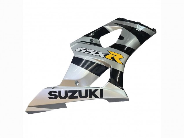 Purchase 2003-2004 Glossy Black Silver Grey Yellow Suzuki GSXR 1000 Motorcycle Fairings UK