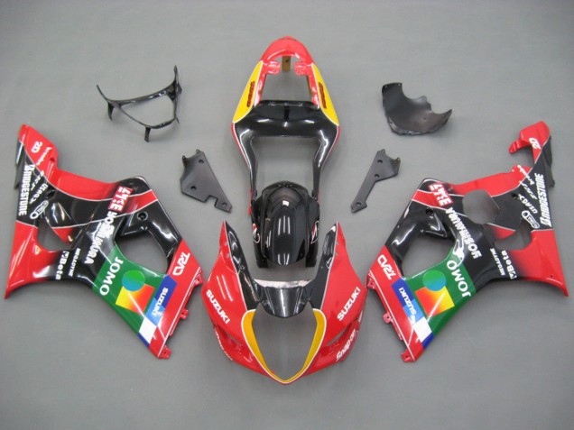Purchase 2003-2004 Red Yellow Blue Green Black JOMO Suzuki GSXR 1000 Motorcycle Fairings UK