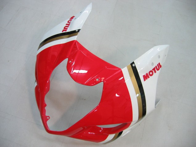 Purchase 2003-2004 White Red Motul Lucky Strike Suzuki GSXR 1000 Motorcycle Fairings UK