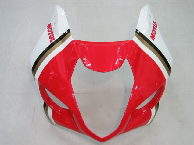 Purchase 2003-2004 White Red Motul Lucky Strike Suzuki GSXR 1000 Motorcycle Fairings UK