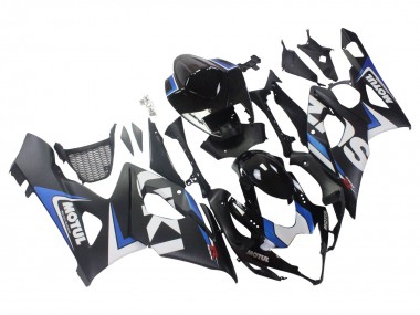 Purchase 2005-2006 Black Blue White Motul Suzuki GSXR 1000 Motorcycle Fairings UK