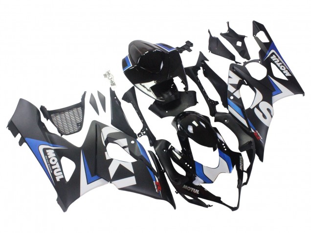 Purchase 2005-2006 Black Blue White Motul Suzuki GSXR 1000 Motorcycle Fairings UK