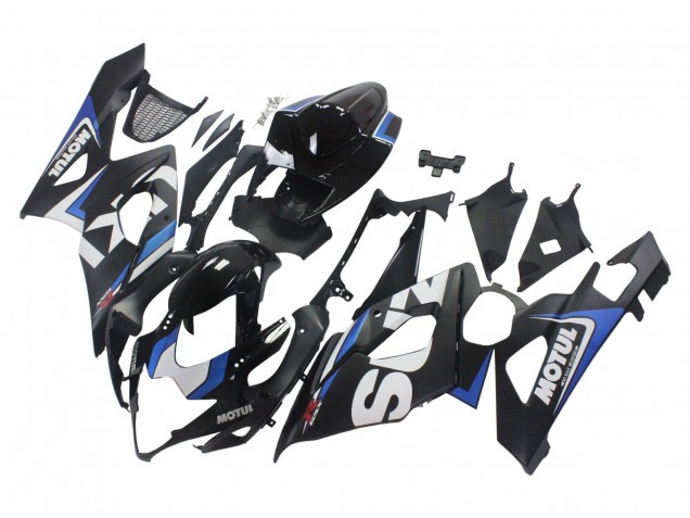 Purchase 2005-2006 Black Blue White Motul Suzuki GSXR 1000 Motorcycle Fairings UK