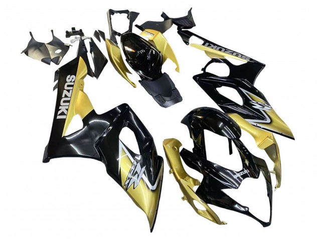 Purchase 2005-2006 Black Gold Suzuki GSXR 1000 Motorcycle Fairings UK
