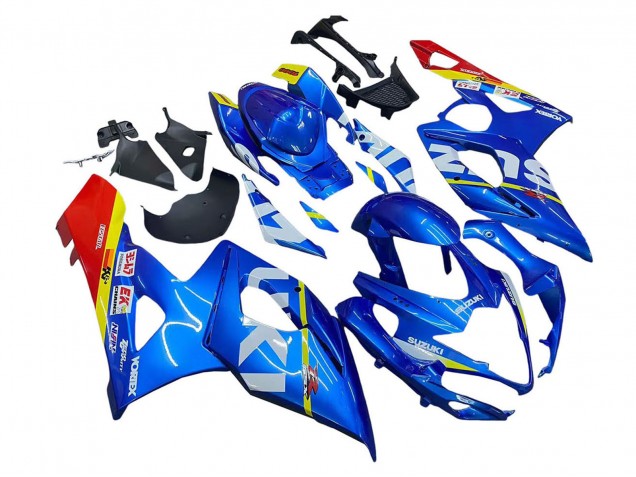 Purchase 2005-2006 Blue Yellow Red White Suzuki GSXR 1000 Motorcycle Fairings UK