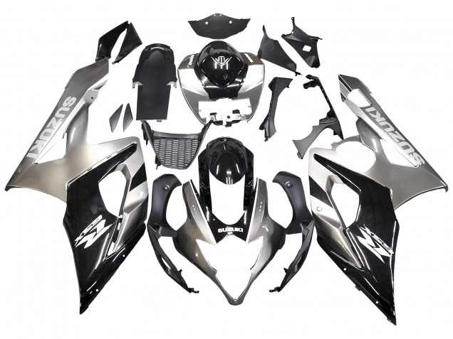 Purchase 2005-2006 Glossy Black Grey Suzuki GSXR 1000 Motorcycle Fairings UK