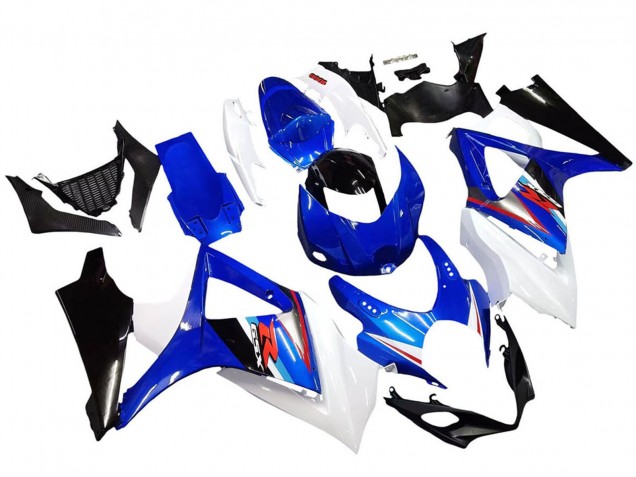 Purchase 2007-2008 White Blue Black Red Suzuki GSXR 1000 Motorcycle Fairings UK