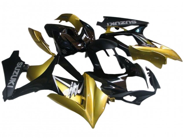 Purchase 2007-2008 Gold Black Silver Decal Suzuki GSXR 1000 Motorcycle Fairings UK