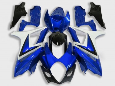 Purchase 2007-2008 White Blue Black Suzuki GSXR 1000 Motorcycle Fairing UK