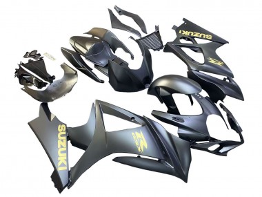 Purchase 2007-2008 Matte Black Gold Decal Suzuki GSXR 1000 Motorcycle Fairings UK