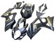 Purchase 2007-2008 Matte Black Gold Decal Suzuki GSXR 1000 Motorcycle Fairings UK