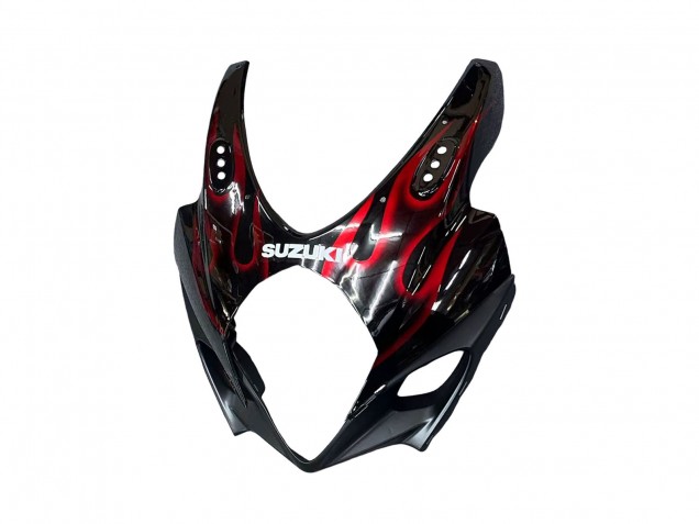 Purchase 2007-2008 Black Red Flame Suzuki GSXR 1000 Motorcycle Fairings UK