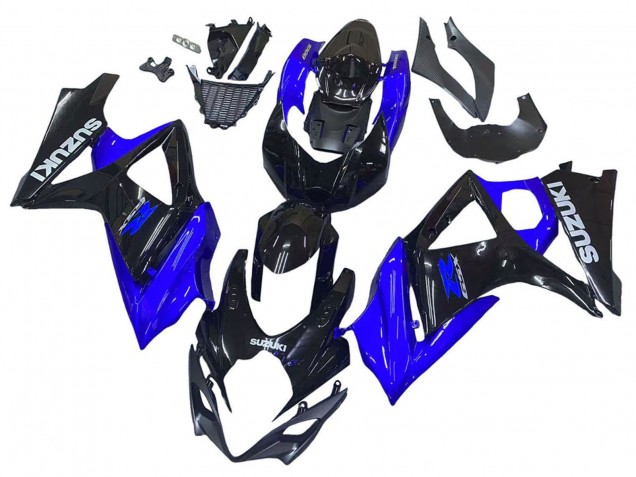 Purchase 2007-2008 Blue Glossy Black Suzuki GSXR 1000 Motorcycle Fairing Kits UK