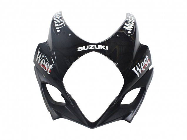 Purchase 2007-2008 Glossy Black White West Suzuki GSXR 1000 Motorcycle Fairings UK