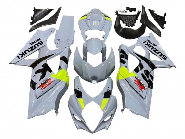 Purchase 2007-2008 Light Grey Green Black Suzuki GSXR 1000 Motorcycle Fairings UK