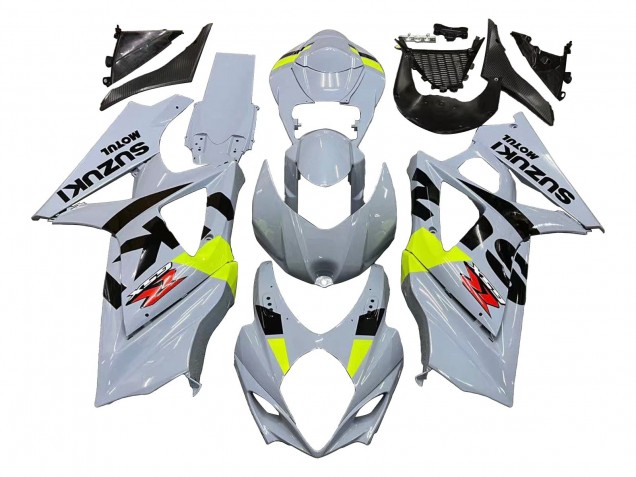 Purchase 2007-2008 Light Grey Green Black Suzuki GSXR 1000 Motorcycle Fairings UK