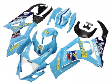 Purchase 2007-2008 Light Blue Yellow Black Motul Rizla Suzuki GSXR 1000 Motorcycle Fairings UK