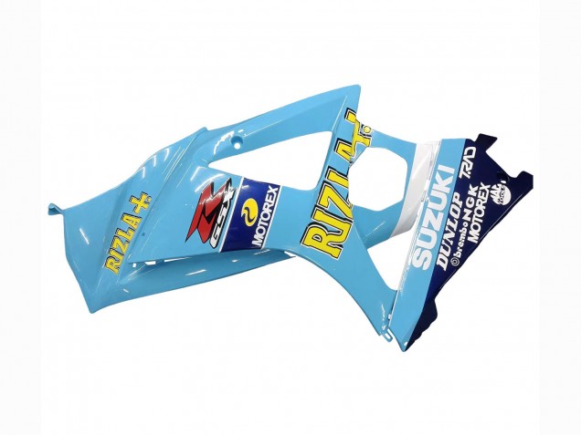 Purchase 2007-2008 Light Blue Yellow Black Motul Rizla Suzuki GSXR 1000 Motorcycle Fairings UK
