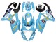Purchase 2007-2008 Light Blue Yellow Black Motul Rizla Suzuki GSXR 1000 Motorcycle Fairings UK