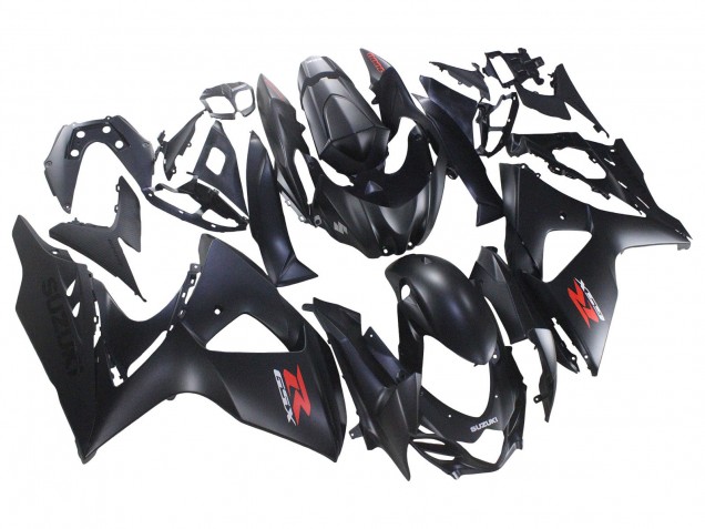 Purchase 2007-2008 Matte Black Red Decal Suzuki GSXR 1000 Motorcycle Fairings UK